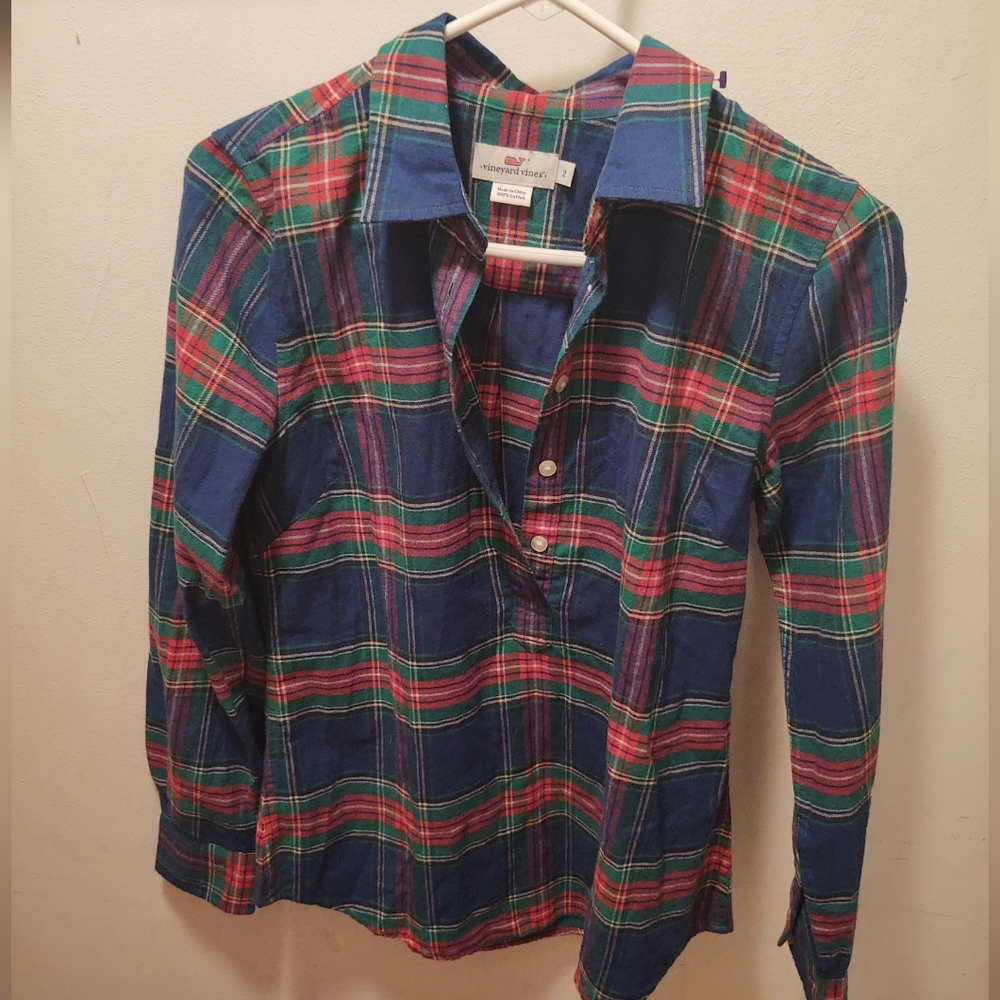 Vineyard Vines Flannel Size 2